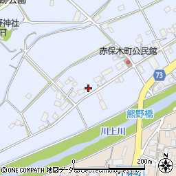 岐阜県高山市赤保木町607周辺の地図
