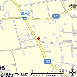 八俣郵便局周辺の地図