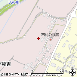 茨城県かすみがうら市下稲吉84周辺の地図