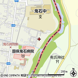 群馬県藤岡市鬼石217-33周辺の地図