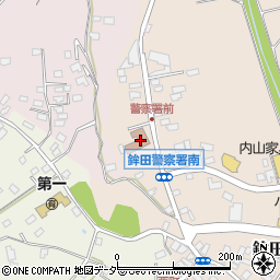 鉾田警察署周辺の地図