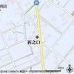 埼玉県深谷市折之口67周辺の地図