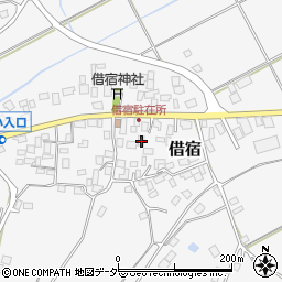 茨城県鉾田市借宿1365-2周辺の地図