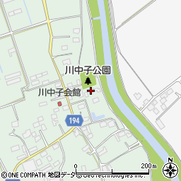 茨城県小美玉市川中子716周辺の地図