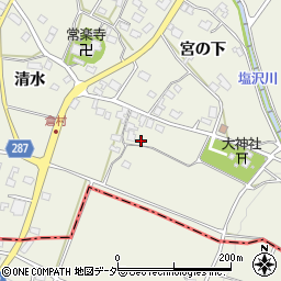 長野県松本市内田荒井1967周辺の地図