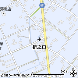 埼玉県深谷市折之口68周辺の地図