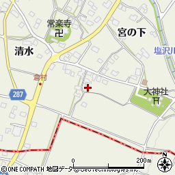 長野県松本市内田1968周辺の地図