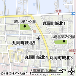 福井県坂井市丸岡町城北周辺の地図