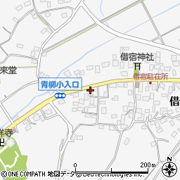 茨城県鉾田市借宿1415周辺の地図
