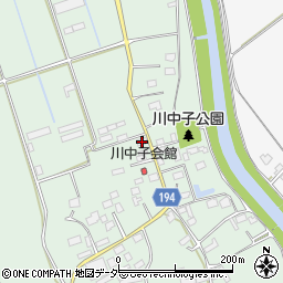 茨城県小美玉市川中子1319周辺の地図