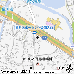 埼玉県熊谷市上之717周辺の地図