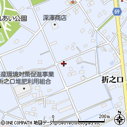 埼玉県深谷市折之口111周辺の地図