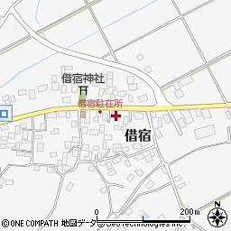 茨城県鉾田市借宿1373-1周辺の地図