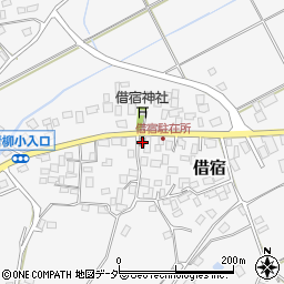 茨城県鉾田市借宿1368周辺の地図