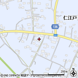 茨城県結城郡八千代町仁江戸1546-2周辺の地図