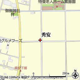 埼玉県羽生市秀安周辺の地図