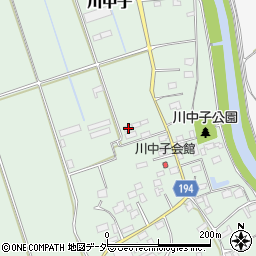 茨城県小美玉市川中子1613周辺の地図