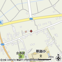 茨城県古河市釈迦61周辺の地図