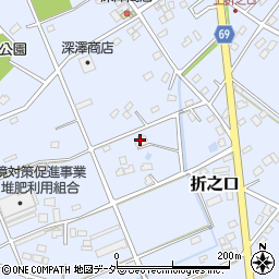 埼玉県深谷市折之口105周辺の地図