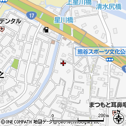 埼玉県熊谷市上之887周辺の地図