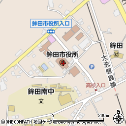 〒311-1500 茨城県鉾田市（以下に掲載がない場合）の地図