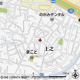 埼玉県熊谷市上之1338-4周辺の地図