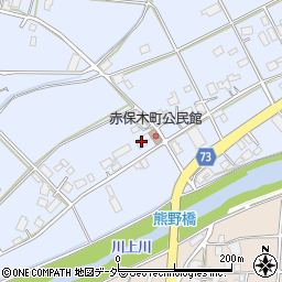 岐阜県高山市赤保木町598周辺の地図