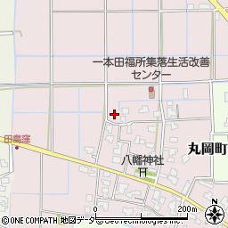 福井県坂井市丸岡町一本田福所周辺の地図