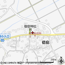 茨城県鉾田市借宿1393周辺の地図