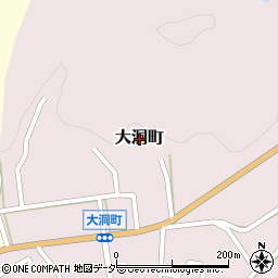 岐阜県高山市大洞町周辺の地図