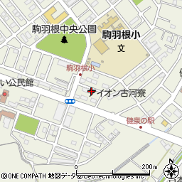 茨城県古河市駒羽根1365周辺の地図