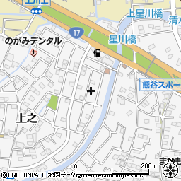 埼玉県熊谷市上之1100-106周辺の地図