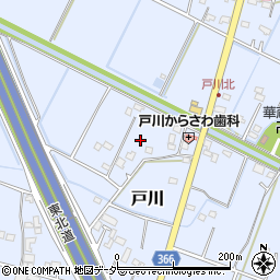 埼玉県加須市戸川周辺の地図