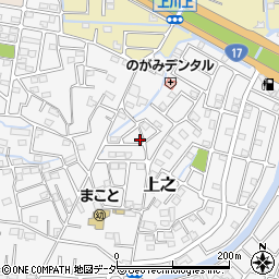 埼玉県熊谷市上之1338-6周辺の地図