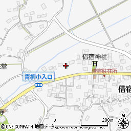 茨城県鉾田市借宿1407-1周辺の地図