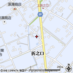 埼玉県深谷市折之口71周辺の地図