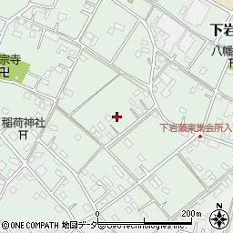 埼玉県羽生市下岩瀬周辺の地図