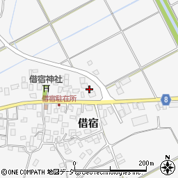 茨城県鉾田市借宿1382周辺の地図
