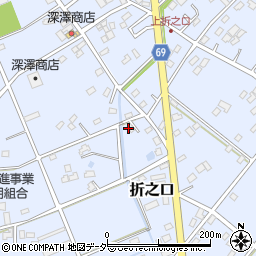 埼玉県深谷市折之口73周辺の地図