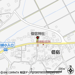 借宿神社周辺の地図