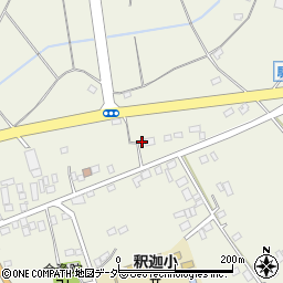 茨城県古河市釈迦65-6周辺の地図