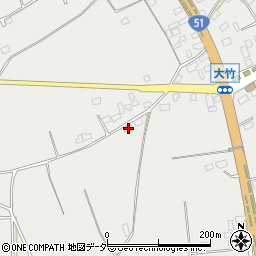 茨城県鉾田市大竹973周辺の地図