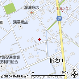 埼玉県深谷市折之口102周辺の地図