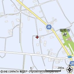 茨城県結城郡八千代町蕗田周辺の地図