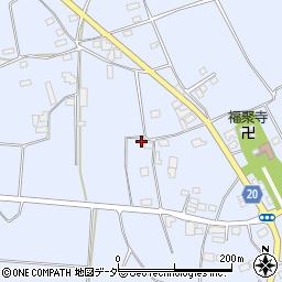茨城県八千代町（結城郡）蕗田周辺の地図