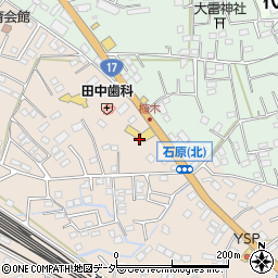 埼北三菱熊谷石原店・クリーンカー熊谷石原周辺の地図