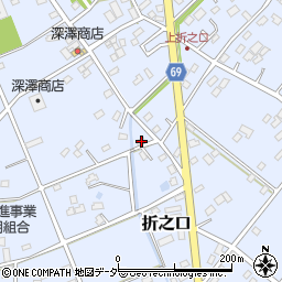 埼玉県深谷市折之口74周辺の地図