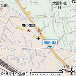 三菱レンタカー熊谷石原営業所周辺の地図