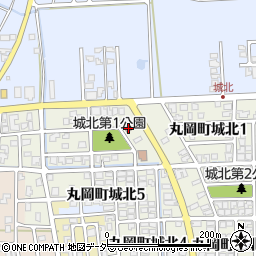坂井市役所　児童館城北児童館周辺の地図
