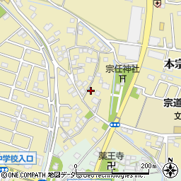 茨城県下妻市本宗道59周辺の地図
